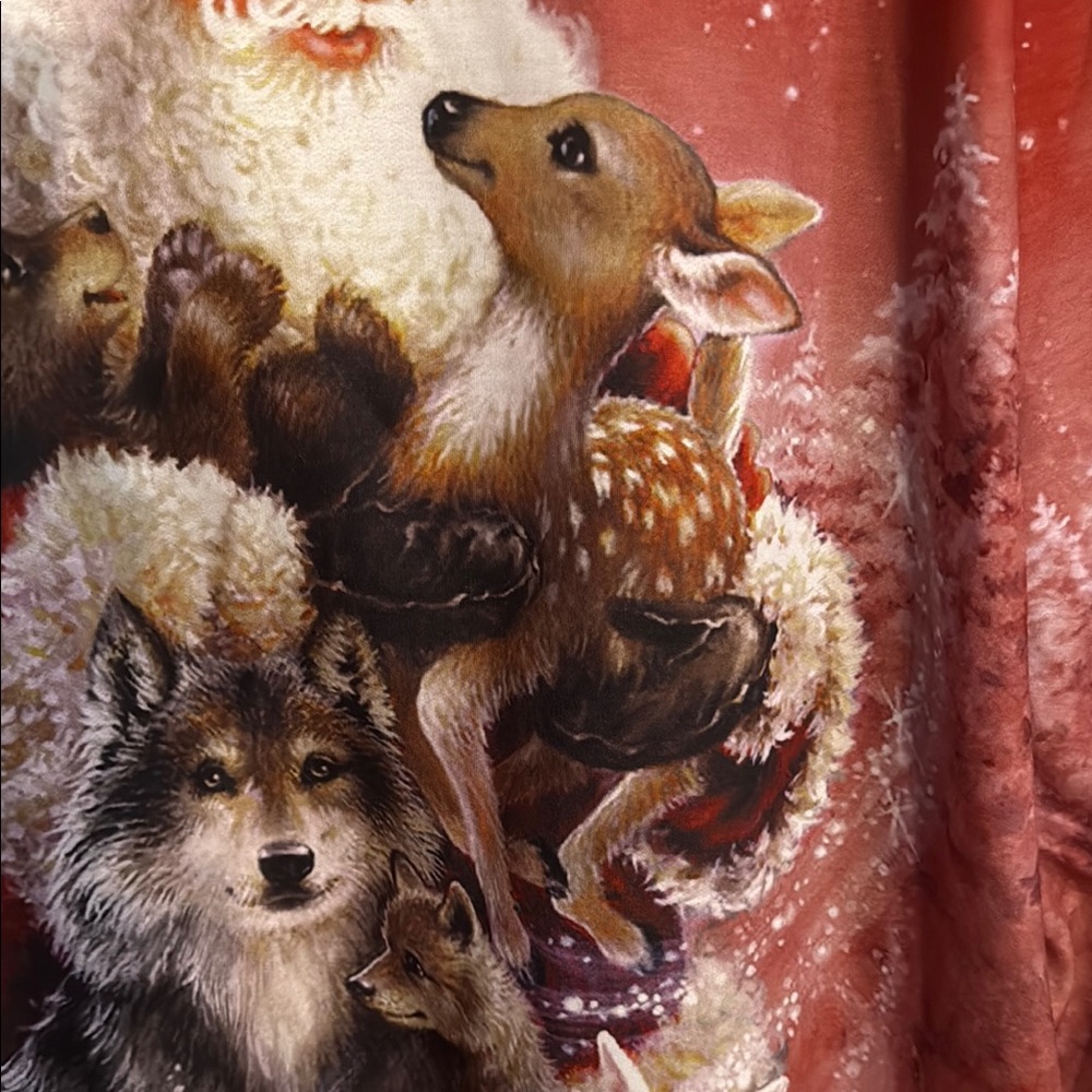 Festive Red Santa Kids Shirt - Picture 5 of 8